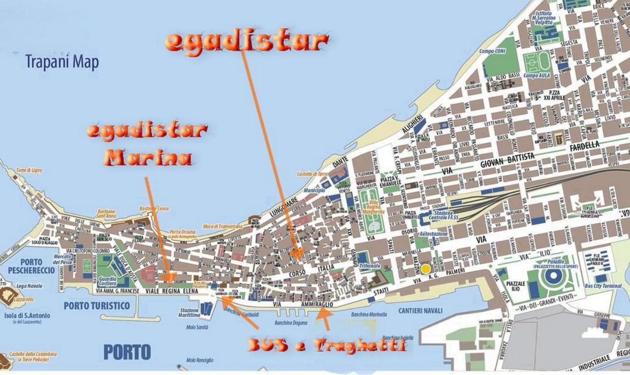 Trapani Egadistar Apartments מראה חיצוני תמונה